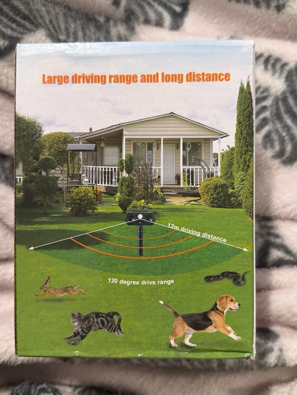 Outdoor Solar Animal Repellent - Green